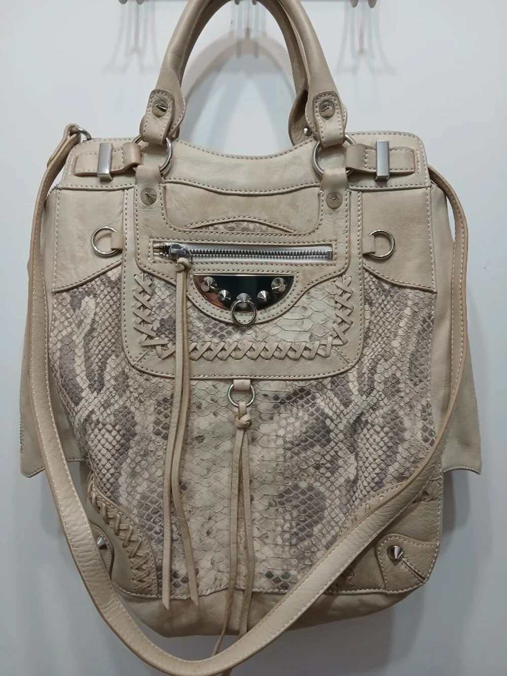 Sam Edelman Python Satchel